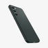 ACS05614 - Galaxy S23 Ultra Case Liquid Air in matte black showing the back